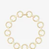 Emaillierte Choker-Halskette Eyelet Blanc Sable