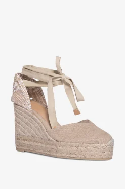 Espadrilles mit Keilabsatz aus Canvas Chiara
