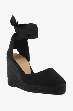 Espadrilles mit Keilabsatz aus Baumwolle Carina