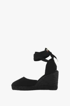 Espadrilles mit Keilabsatz aus Baumwolle Carina