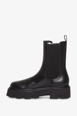 Exklusive Chelsea-Stiefeletten aus Glanzleder Aurea