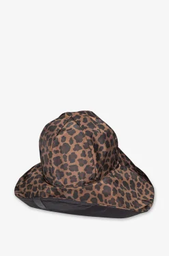 Faltbarer Hut mit Leopardenprint
