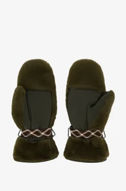 Fausthandschuhe aus Kunstpelz