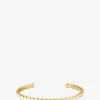 Feiner goldener emaillierter Armreif Lumi II