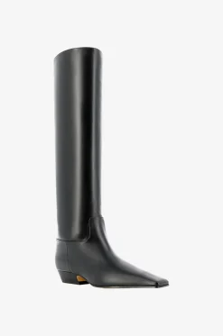 Flache Glattlederstiefel Marfa 25