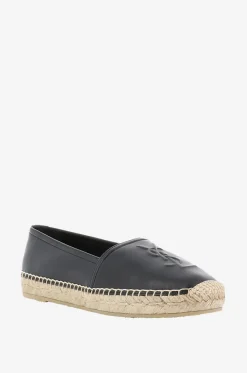 Flache Nappaleder-Espadrilles Monogram