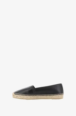 Flache Nappaleder-Espadrilles Monogram