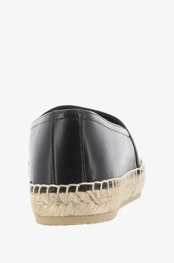 Flache Nappaleder-Espadrilles Monogram
