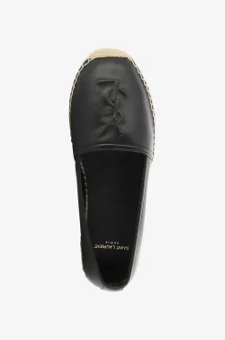Flache Nappaleder-Espadrilles Monogram