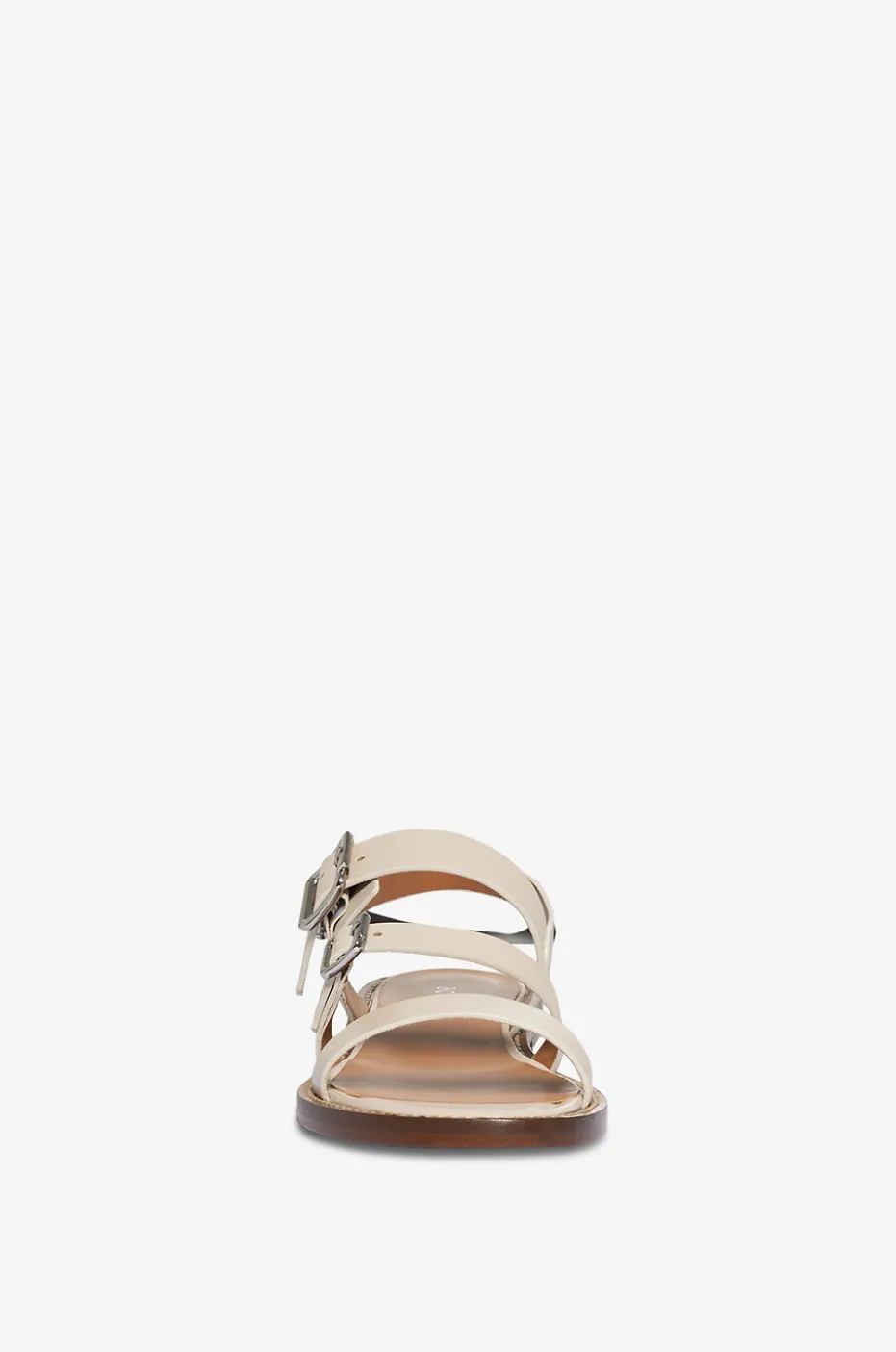 Flache Sandalen aus Leder Quenby