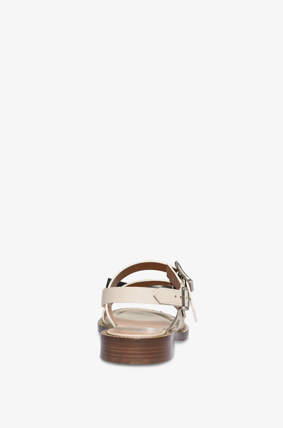 Flache Sandalen aus Leder Quenby