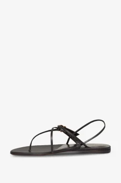 Flache Sandalen aus Leder Starry-Eyed