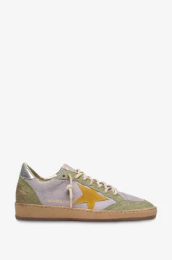Flache Wildleder-Sneakers Ball Star