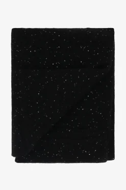 Flauschiger Strickschal mit Pailletten
