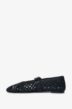 Flecht-Riemchenballerinas aus Leder Thea Mary Jane 05
