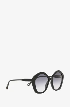 Fünfeckige Sonnenbrille aus Bio-Acetat
