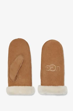 Fäustlinge mit Logostickerei
