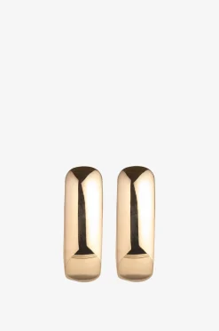 Gelbgoldcreolen Allday Polished Huggies 4mm