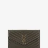 Gesteppte weiche Brieftasche mit Kettengurt Cassandre