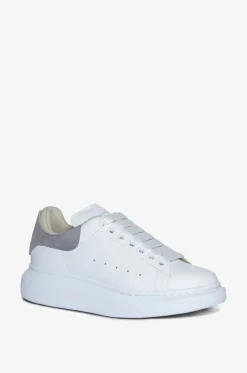 Glatt- und Wildledersneakers mit Meshfutter Oversize