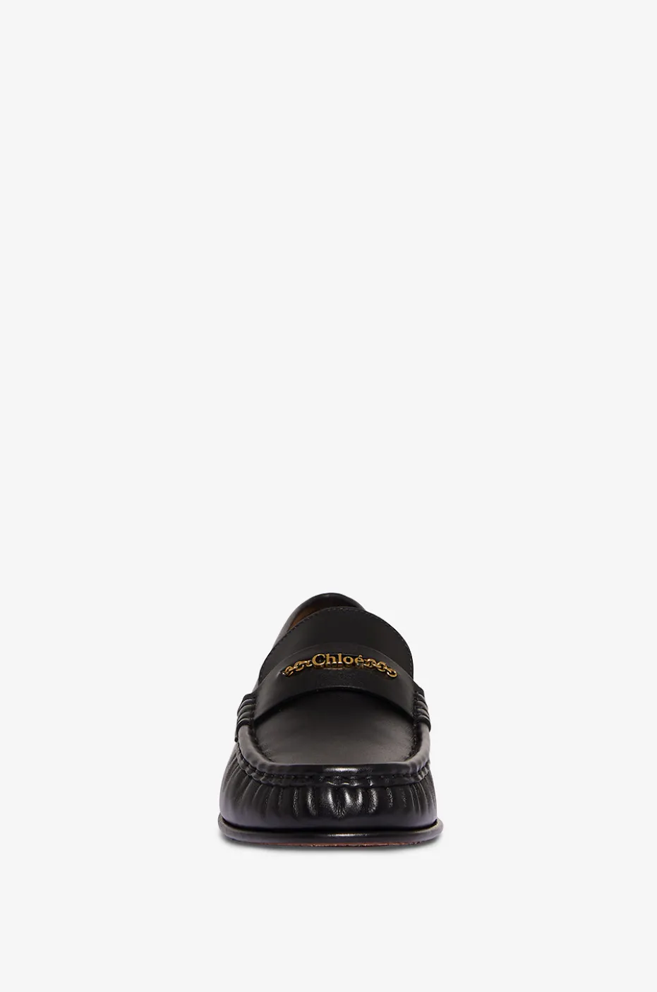 Glatte Leder-Loafer Chloé