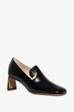 Glattledermokassins mit Absatz Club Loafer 60