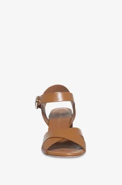 Glattledersandalen mit Blockabsatz Benni 75