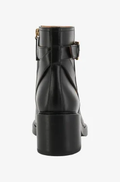 Glattleder-Stiefeletten mit Blockabsatz Marcie 45