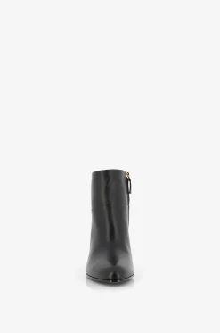 Glattleder-Stiefeletten mit Absatz Eve 90