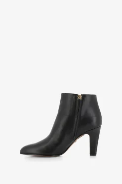 Glattleder-Stiefeletten mit Absatz Eve 90