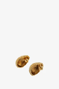 Goldene Ohrringe Drop
