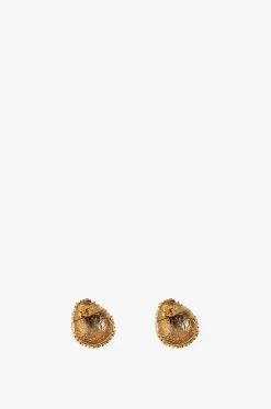 Goldene Ohrringe Drop