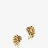 Goldene Ohrringe mit Strass Perry