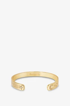 Goldener Armreif mit Strass Halley Or Light