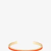 Goldener emaillierter Armreif Bangle Tangerine - 44 mm