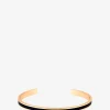 Goldener emaillierter Armreif Bangle Noir - 44 mm