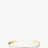 Goldener emaillierter Armreif Bangle Bleu Ciel - 44mm