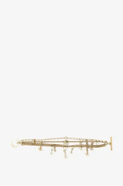 Goldenes Armband mit Kristallen Multi Cassandre