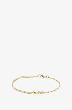Goldenes Armband mit Strass Cassandre
