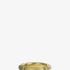 Goldring mit Diamanten und grünem Amethyst Iris
