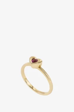 Goldring mit Herzturmalin True Love