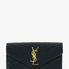 Grosse Brieftasche aus Grain-de-Poudre-Leder Monogram