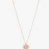 Halskette aus Gelbgold und Diamanten Soleil Mini