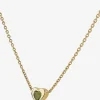 Halskette aus Gelbgold und Peridot Mini True Love