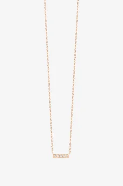 Halskette aus Roségold und Diamanten Medellin