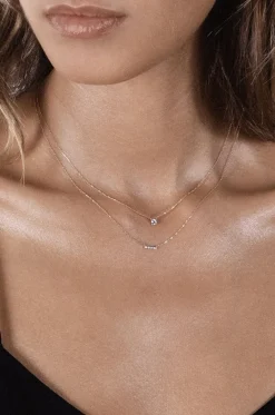 Halskette aus Roségold und Diamanten Medellin