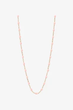 Halskette aus Roségold und Harzperlen Classique Gigi