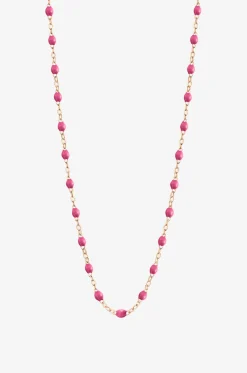 Halskette aus Roségold und Harzperlen Classique Gigi