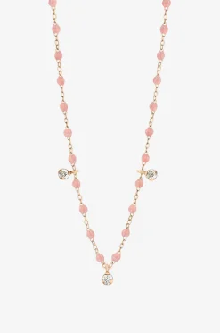 Halskette aus Roségold und Diamanten Gigi Suprême 3 Diamants