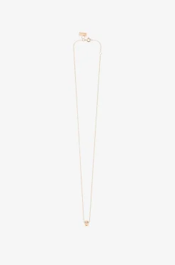 Halskette aus Roségold und Diamant Cubix